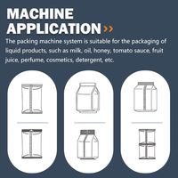 Machine d'emballage verticale automatique avec fonctions d'étiquetage et d'emballage, idéale pour les petites entreprises, sachets plastiques aseptiques de qualité alimentaire pour yaourt