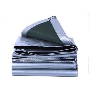 Bâche PE 90g 120g <span class=keywords><strong>130g</strong></span> usine bâche bleue/grise/orange argentée - Product Image 2