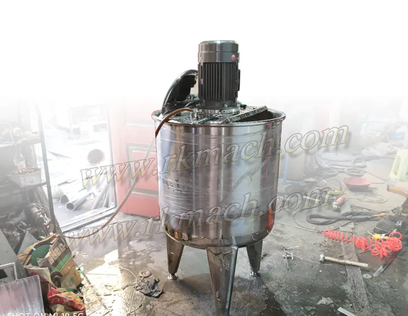 Sıvı sabun için 50 litre paslanmaz çelik tank yüksek kesme homojenizasyon karıştırma tankı