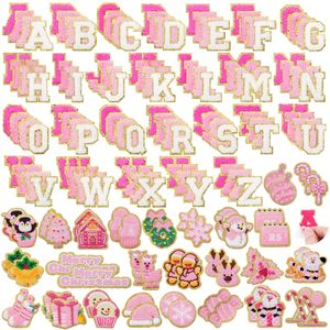 <strong>Chenille</strong> College-Style Embroidered Alphabet Snowflake <strong>Patch</strong> Self-Adhesive DIY Clothing Decoration for Backpacks Handbags Hats - Product Image 5