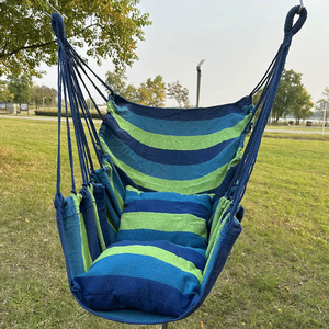 Sedia a Dondolo Personalizzata per Esterni, Amaca Pieghevole per Interni, Sedia a Dondolo in Cotone per Bambini con Cuscino - Product Image 5