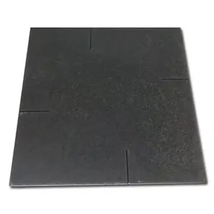 KERUI Refractory High Purity OBSiC Silicon Carbide Plates SSIC DISC 90% SIC Oxide Bonded SiC Plate Silicon Carbide Plate