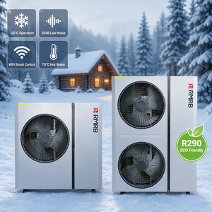 Pompe à chaleur air-eau 8KW R32 pour chauffage, refroidissement et eau chaude domestique, vente directe d'usine, réfrigérant écologique - Product Image 6