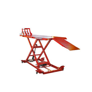 Elevador de motocicletas de tijera de un solo poste de acero, directo de fábrica Yingkou, modelo CT-601, capacidad de 800 kg, elevadores de coches con cilindro hidráulico - Product Image 2