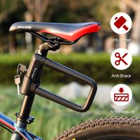 WEST BIKING Antivol en U pour vélo, moto et porte, avec câble et code, antivol à mot de passe en forme de U