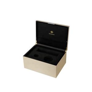 DS Customized Handmade New Design <b>Black</b> Gold Lacquer Rectangle MDF Perfume Cosmetics Wooden Gift <b>Box</b> DSD-1004 Accept Custom - Product Image 4