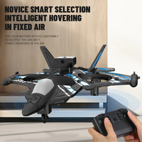 EPT Avion RC 2.4G en Mousse EPP Volant, Gyro Stabilisé, Anti-Chute, Évitement d'Obstacles, Jouet Avion RC avec Caméra