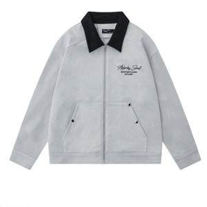 Veste de travail d'hiver zippée pour femme, style streetwear, en toile de canard, jean denim, type trucker, bomber Detroit, pour le ski et l'extérieur - Product Image 1