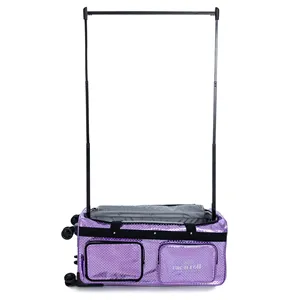 Free sample Wheeled Travel <b>Bags</b> with Dance Costume Garments Dancers' <b>Trolley</b> Dance <b>Bags</b> with Garment Rack - Product Image 2