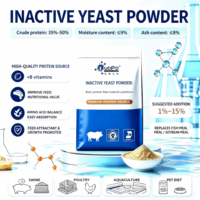 Poudre de levure inactif jaunâtre à brunâtre avec une odeur de levure unique, protéines hautement digestibles pour les aliments des porcs, volailles, animaux aquatiques et animaux de compagnie