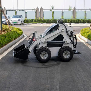 स्किड स्टीड लोडर व्हील लोडर गैसोलीन मोटर | खेत के लिए बहु-कार्य लोडर - Product Image 1