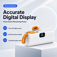 OEM ODM Batterie externe haute capacité 5000mAh 10W Charge rapide Batterie portable avec affichage numérique LOGO personnalisé B2B