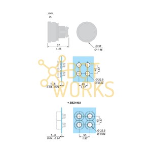 Schneider Electric ZB5AC28001 - Nuevo - Product Image 1