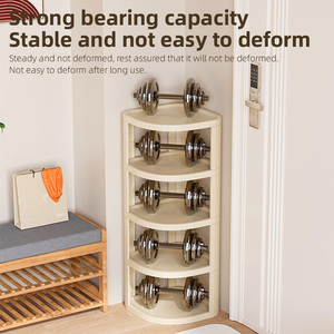 Thân Thiện Với Môi Polypropylene Năm Tầng Có Thể Tháo Rời Có Thể Điều Chỉnh Gấp Giá Cho Nhà Bếp Sử Dụng Thiết Kế Hiện Đại Tiết Kiệm Không Gian Lưu Trữ - Product Image 3