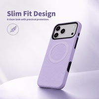 Coque de téléphone magnétique C0236 antidérapante colorée pour iPhone 17 Air 18 Pro Max 16 15 14 13 12 11 Pro