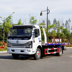 Camion de dépannage à plateau plat Dongfeng 4x2 5 tonnes 6 tonnes, camion de récupération routière 5t avec élévateur sous châssis - Product Image 2