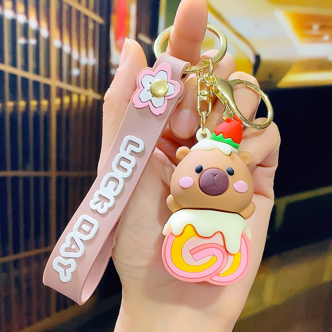 จี้ capibala-ม้วนไข่