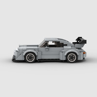 Henghui juguetes niños bloque de construcción famoso coche de carreras conjuntos de montaje para niños construye pequeño modelo kit DIY coches de ladrillo técnico