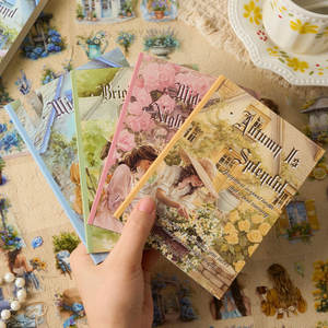 20 autocollants par paquet, série de rêves de fleurs, autocollants décoratifs <span class=keywords><strong>sur</strong></span> le thème des personnages pour planificateur et coque de téléphone - Product Image 4