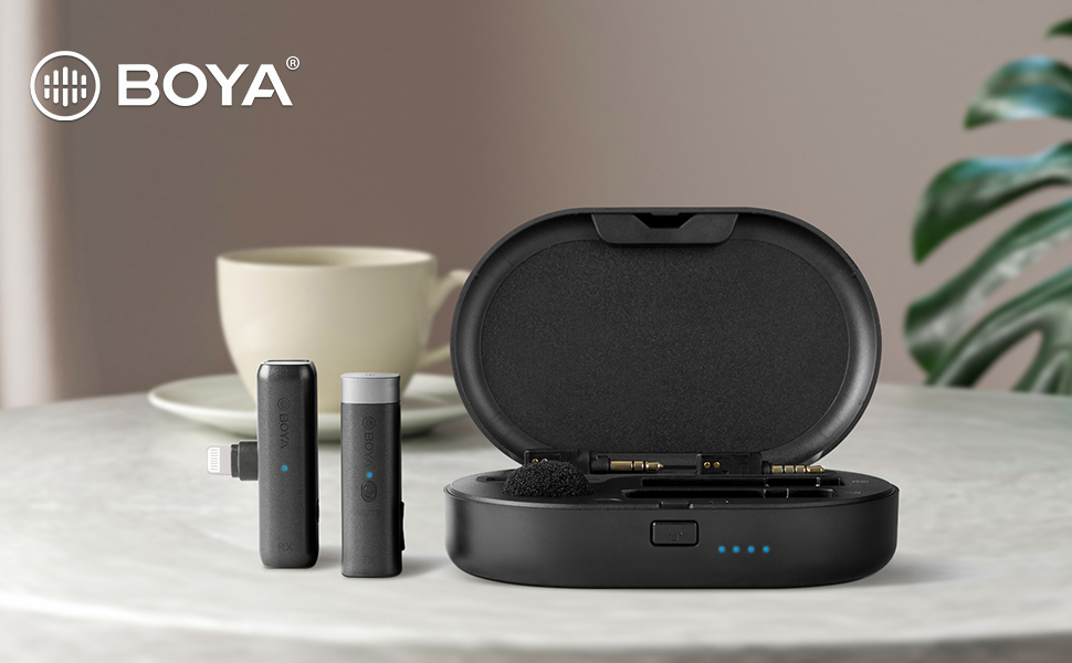 BOYA BY-WM3D Wireless Microphone for Video Recording with iOS