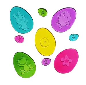 Пасхальное яйцо Мультяшные гелевые наклейки для детей Пасхальный гель декоративная наклейка на заказ