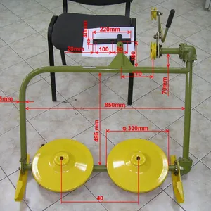 Mano trattore rotativo moewr, piccolo equitazione rasaerba