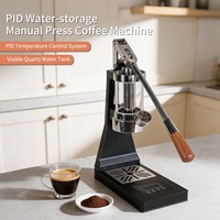 Cafetera Portátil con Sistema de Palanca Comercial - Cafetera Espresso Manual para Pequeñas Empresas