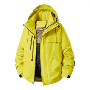 Veste rembourrée en coton au graphène, doublure polaire, épaisse, coupe-vent, pour le travail, avec doublure intérieure, idéale pour l'hiver - Product Image 2