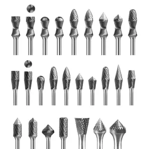 6mm 1/4 "Shank <span class=keywords><strong>Tungsten</strong></span> karbür döner matkap için çift kesim karbür döner dosyaları, elmas kesici, Dremel döner matkap s aracı - Product Image 6