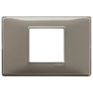 Vimar 2M Central Reflex Ash Plate 17x8x0.9 Wall <b>Switch</b> Cover - Product Image 1