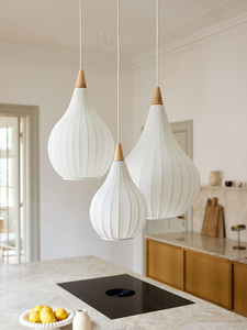 Candelabro <span class=keywords><strong>de</strong></span> tela Retro francés, sala <span class=keywords><strong>de</strong></span> estar creativa, dormitorio, comedor, candelabro japonés, colgante <span class=keywords><strong>de</strong></span> decoración del hogar <span class=keywords><strong>de</strong></span> estilo antiguo - Product Image 3