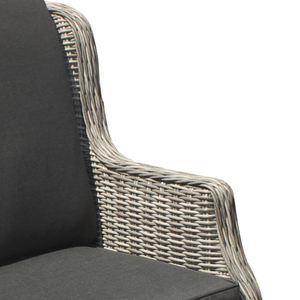 Mesa Redonda Moderna con Bandeja Giratoria, Muebles de Jardín de Ratán, Juego de Comedor para Exteriores - Product Image 5