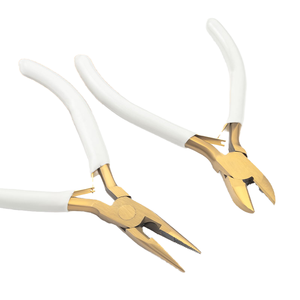 Pince à bec effilé diagonale en acier inoxydable de 4 et 5 pouces, outil à main de précision pour la découpe de bijoux, accessoires et équipement - Product Image 1