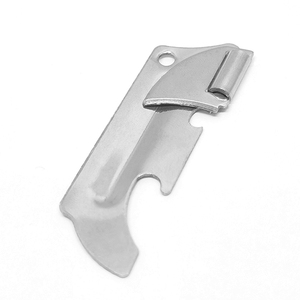 Abridor Manual de aleación de Zinc y Metal con logotipo personalizado de fábrica, tarro duradero de acero inoxidable, Mini abrelatas Manual portátil para pesca y Camping - Product Image 2