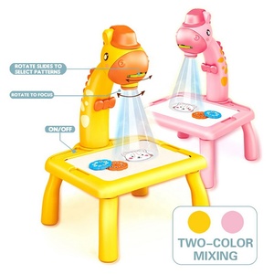 Juguete Educativo de Nuevo Diseño, Escritorio de Aprendizaje, Juguetes para Niños, Tablero de Arte y Sabiduría, Mesa de Dibujo para Niños, Proyector de Dibujo - Product Image 1