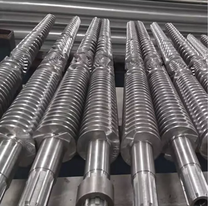 ホットセール ツインプラスチックペレタイザーマシン エクストルーダースクリューバレル 廃プラスチックPP PEデマジ用 プラスチックリサイクル用 - Product Image 2