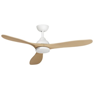 New product energy-saving DC motor with 3 blades, black, living room and <b>office</b>, 52 inch <b>ceiling</b> fan with LED <b>lights</b> - Product Image 1