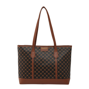 <span class=keywords><strong>Bolso</strong></span> de Hombro Elegante para Mujer, Estilo Retro, Gran Capacidad, Casual, Verano 2025, Cierre de Cremallera, Poliéster, Diseño con Estampado Chic - Product Image 5