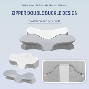 <span class=keywords><strong>2025</strong></span> सर्वश्रेष्ठ नई डिजाइन मेमोरी फोम तकिया गर्भाशय ग्रीवा ओएम एर्गोनोमिक ऑर्थोपेडिक गर्दन समर्थन कंटूर बिस्तर तकिया - Product Image 5