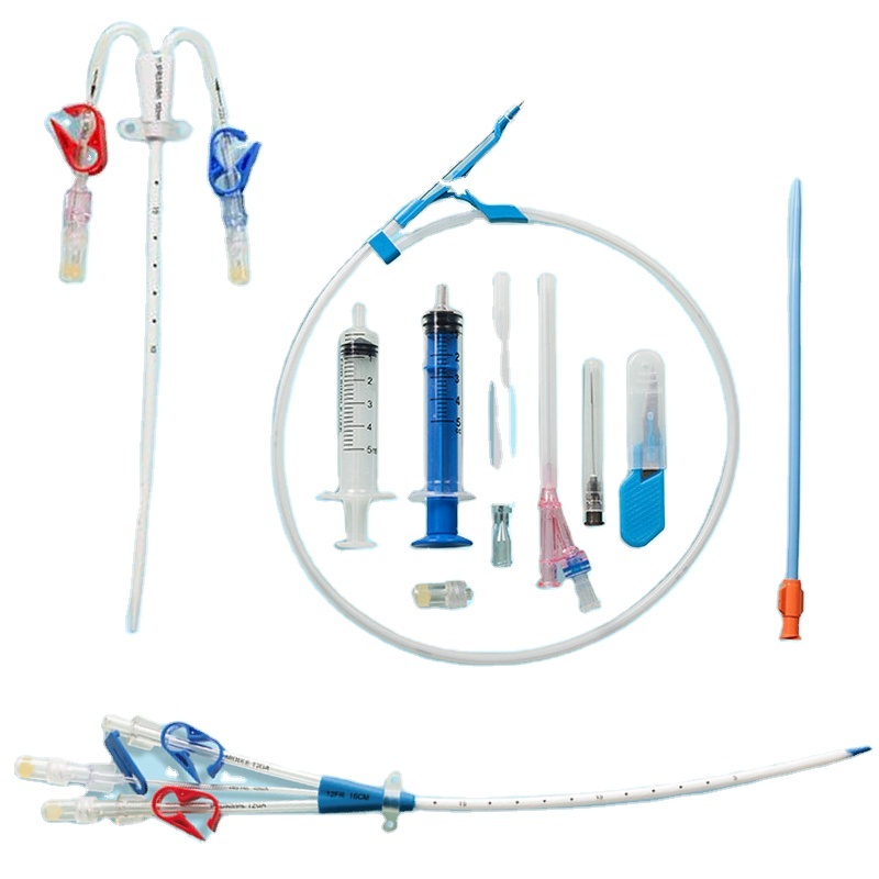 Medical Triple Lumen Picc Hemodialysis Catheter