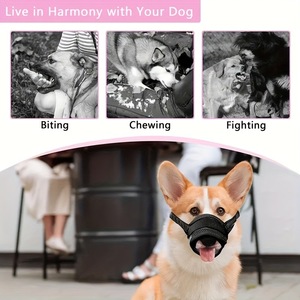 Museruola per Cani di Taglia Grande, Morbida e Traspirante in Rete, Regolabile, per Toelettatura, Previene Morsi, Latrati e Masticazioni, Permette Soffio e Idratazione - Product Image 2