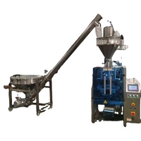 Machine de remplissage et de scellage de sachets à soufflet pour poudre de lait, farine de Moringa, ciment, épices, blé entier, 1Kg, 50G, 100G, 500G