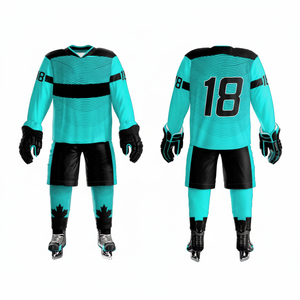 Uniforme de hockey sobre hielo para hombre de alta calidad, cómodo, transpirable, diseño único, gran oferta, uniforme deportivo de hockey sobre hielo - Product Image 1