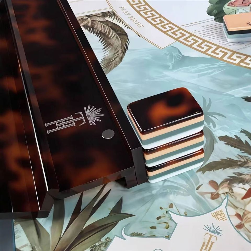 4-Layer Engraved American Mahjong, Extra-Large 1.42