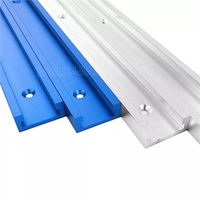Vente en gros de 50 pièces de rail en T en alliage d'aluminium de type 30, rail de coupe à onglets, gabarit de fixation, table de scie, longueur du goulotte 100 - 1220 mm pour table de toupie