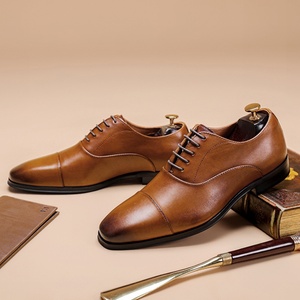 รองเท้าเดอร์บี้หนังแท้คุณภาพสูงรุ่นใหม่ปี 2025 แฟชั่นฤดูใบไม้ร่วง ดีไซน์นุ่มสบาย เหมาะสำหรับผู้ชาย รองเท้าทางการ รองเท้าธุรกิจ - Product Image 1
