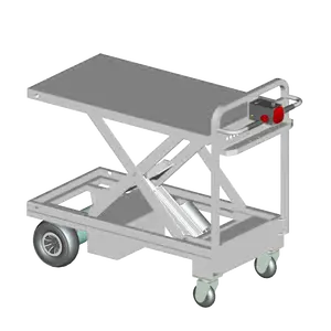 Nk 1115 Elektrische Lift Trolley Voor Traplopen Outdoor Zware Platform Winkelwagen Magazijn Mover Hand Truck