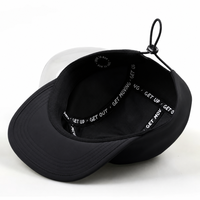 Casquette de sport en polyester imperméable pour la course et le camping, casquette de baseball snapback en nylon vierge à 5 panneaux