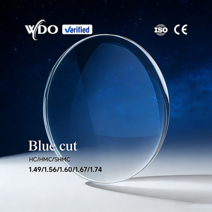 Lentes de Gafas con Filtro Azul de Fábrica WDO, Lentes de Visión Única 1.56 UV420, Lentes Ópticas con Recubrimiento Verde Azul Anti Luz Azul - Product Image 1