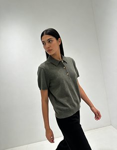 Maglione Pullover <span class=keywords><strong>in</strong></span> Lana e <span class=keywords><strong>Cashmere</strong></span> di Alta Qualità per <span class=keywords><strong>Donna</strong></span>, Caldo e Morbido con Collo a Risvolto e Bottoni per Autunno e Inverno - Product Image 2